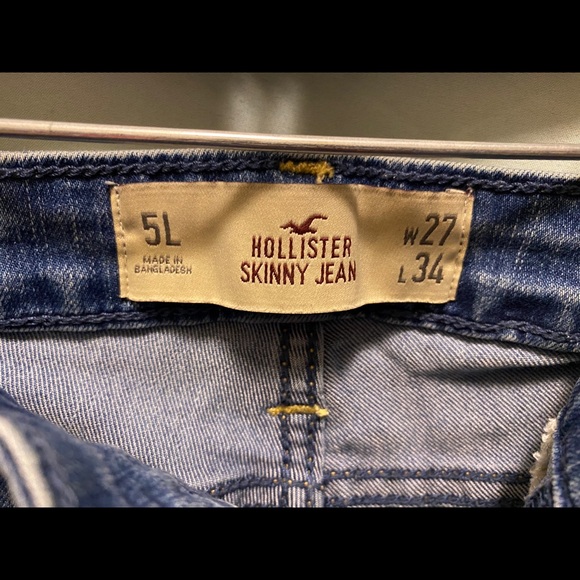 Hollister jeans size 5L straight leg - Picture 2 of 6